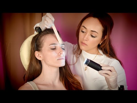 ASMR Facial Skin Inspection & Deeply Moisturizing Treatment had her Inevitably Snoozing |Soft Spoken
