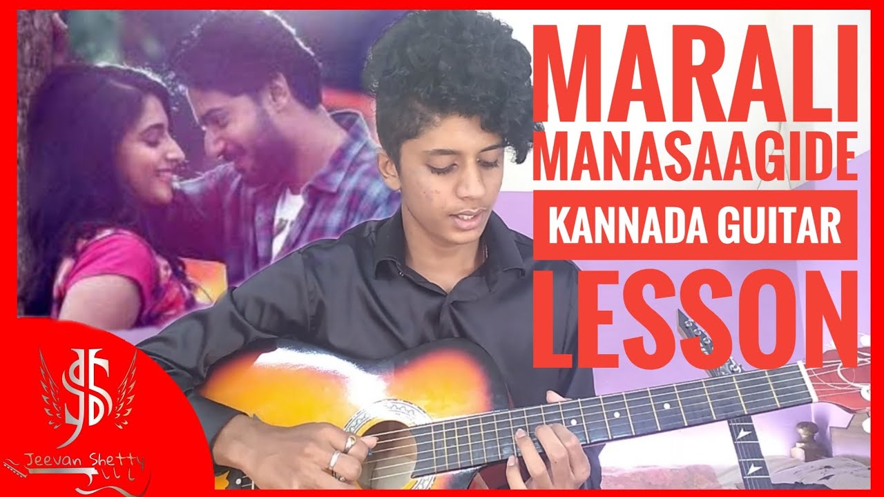 Marali Manasaagide Guitar Notes in description Kannada Guitar Lesson