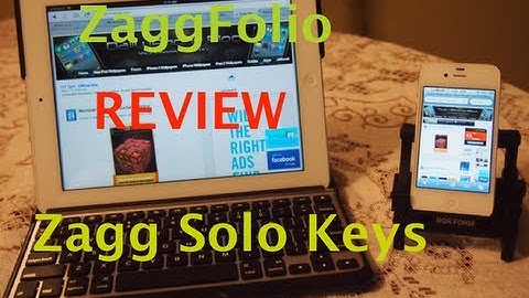 ZaggFolio 3rd Gen.iPad| Solo Keys Bluetooth Keyboard New iPad | iPad 2