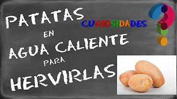 ¿Por qué poner las patatas en agua fría antes de hervirlas?