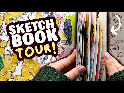 Fun & Colourful Sketchbook Tour (it's Finally Done!)