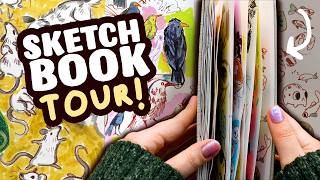 Fun & Colourful Sketchbook Tour (it's Finally Done!)