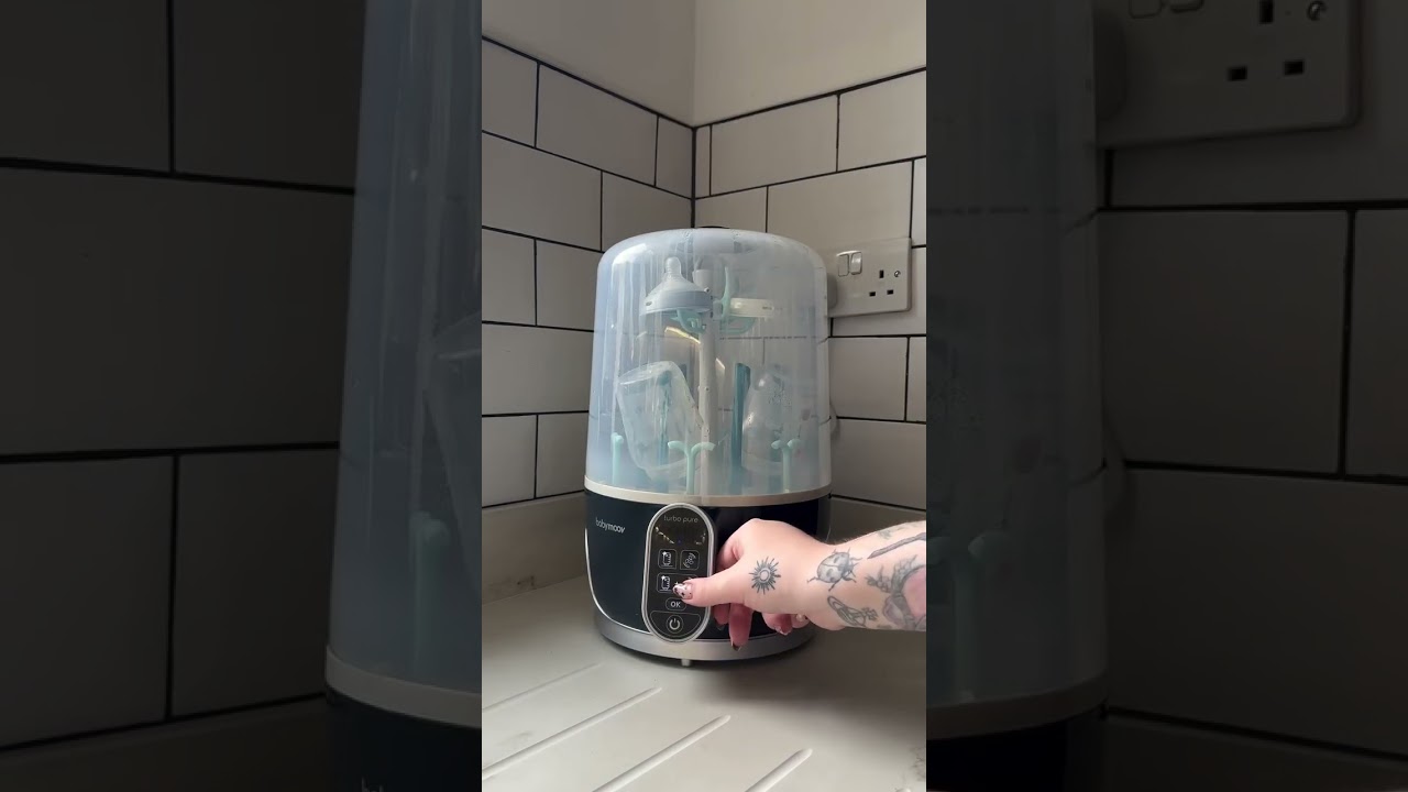 The 3in1 HEPA filter Sterilizer for PERFECT cleaning of baby bottles | Babymoov