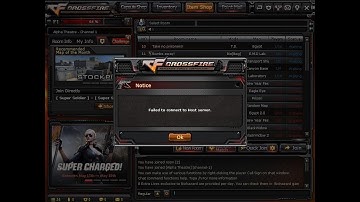 حل مشكلة لعبة كروس فاير الخروج من الروم وظهور رسالة faield to connect to host server crossfire