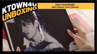 UNBOXING MAX CHANGMIN The 2nd Mini Album ‘Devil’ | 최강창민 미니 앨범 2집 언박싱