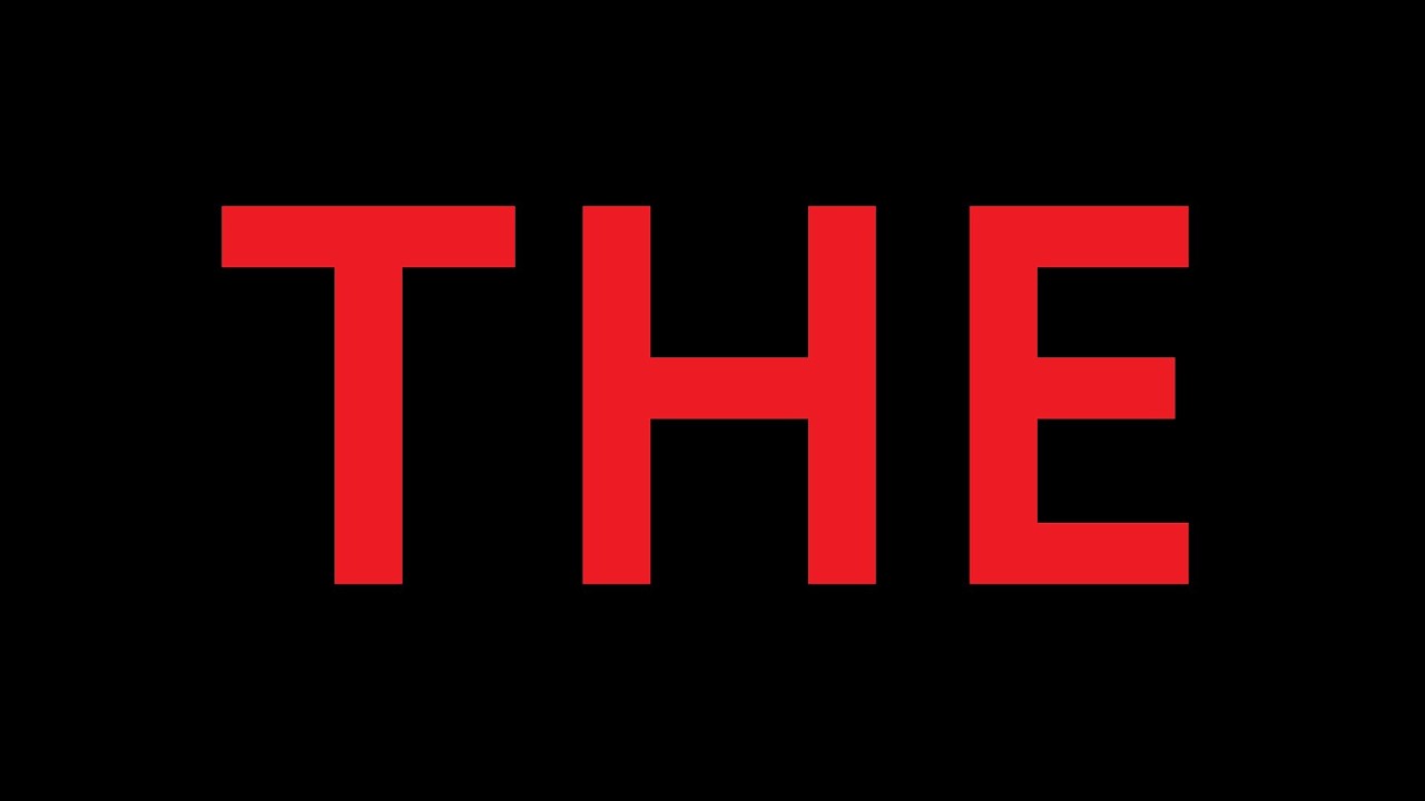 В сквозных скобках: песни, в названии которых есть артикль "The".