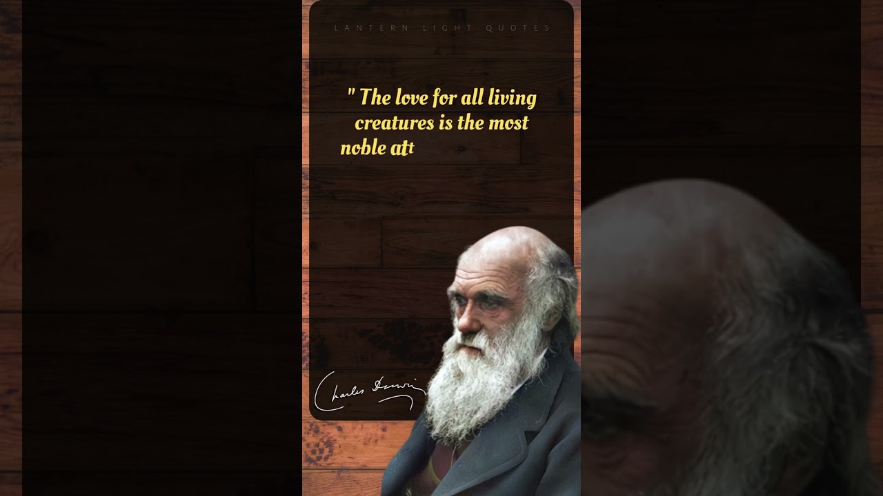 (Blushing is the most ...) Charles Darwin's Famous Quotes about Life