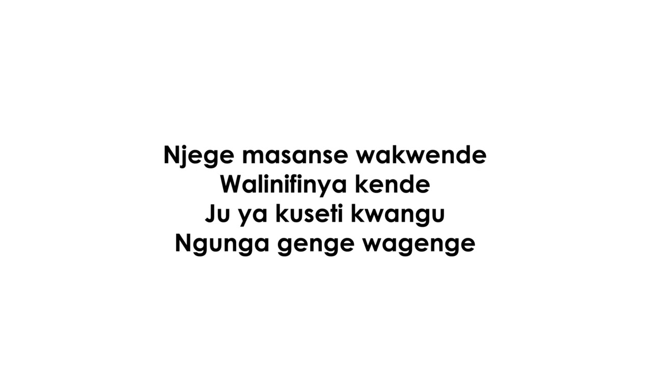 Wakadinali  Njege Masanse  lyrics
