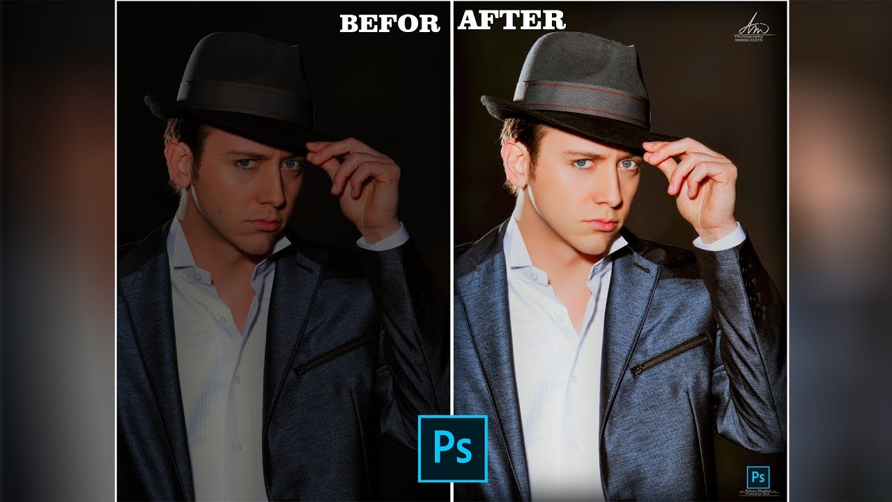 Photoshop CC Tutoeial : Portrait Photo Editing Camera Raw in Adobe CC 2018