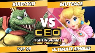CEO 2021 - KirbyKid (King K Rool) Vs. MuteAce (Peach) SSBU Ultimate Tournament