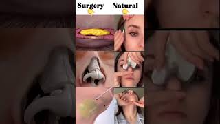 Gua Sha face massage vs surgery✨️ • Nose • Eyes • Jawline Visual Test