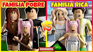 ADOPTADA POR POBRES Y MILLONARIOS 🤑 Roblox Brookhaven rp Mini Pelicula (Historias con Voces)