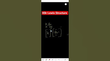 KBr Lewis Structure | How to Draw the Potassium Bromide Dot Structure