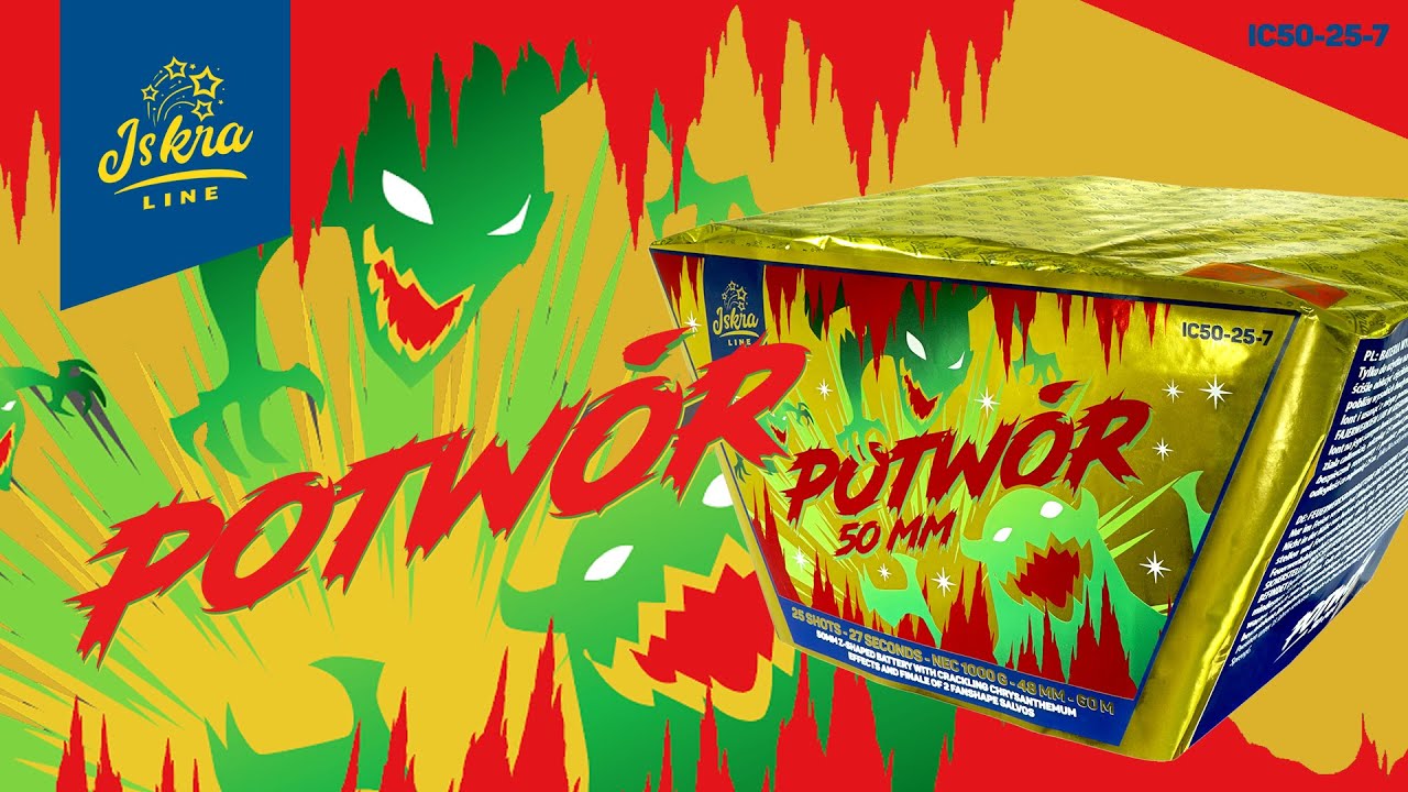 Potwór (50 MM!!) - IC50-25-7 - Battery of Shot Tubes Cat F3 - Batch 2025**