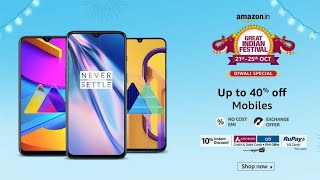 Amazon Great Indian Festival Diwali Special Offers click here to get discount 