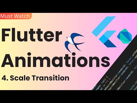 FLUTTER ANIMATION BASICS - SCALE ANIMATION
