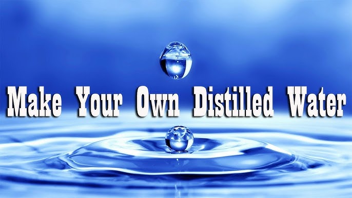 HOW TO Make DISTILLED WATER - At Home EASY!!  Please APPLAUD this video if  it helps you :) 