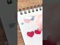 【100均シール】バレンタインカードにペタリ！簡単ハートシールのイラストアレンジ #shorts #valentinesday #セリア購入品
