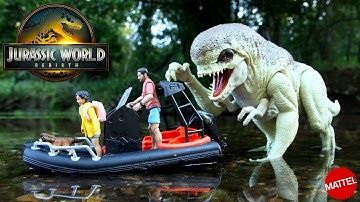 Distortus Rex Island Escape Set Jurassic World Rebirth Delores Mattel