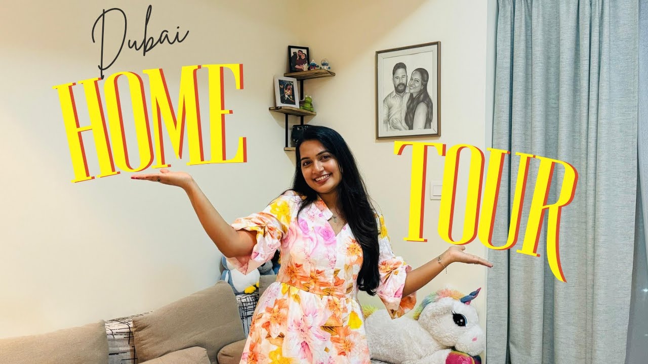OUR HOME TOUR | Dubai | VLOG - ദുബായിലെ ഞങ്ങളുടെ വീട്