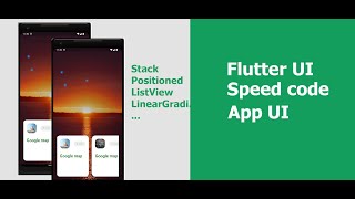 Flutter UI Tutorial | Stack Animation | flutter ui | flutter
