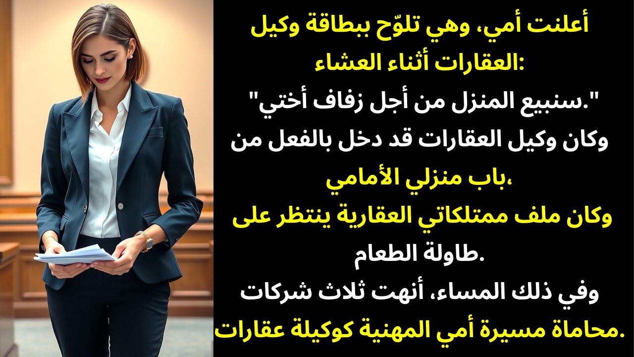 خلال عشاء العائلة، عرضوا منزلي للبيع — ثم انكشف لهم أنني أملك إمبراطورية عقارية كاملة 😌🏠🔥