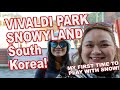 Korea Day 4 Snowyland Adventure with BFF Mina! | Vivaldi Park Snowyland Korea!
