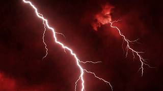 Information When the Sky Turns Red: Intense Thunder Background - 1 Hour of Rain & Thunderstorm Sounds Update