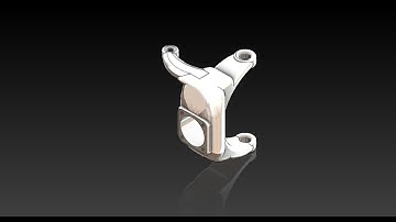 Automotive part, Knuckle #solidworks2024  #solidworks #automotive #casting