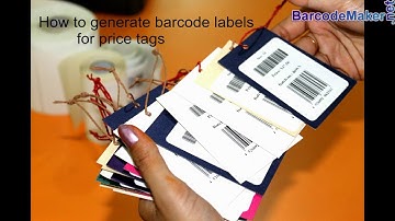 DRPU Barcode Software: Process of designing and printing barcode price tags