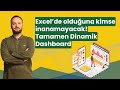 Excel Olduğuna Kimse İnanmayacak! 📊 Dinamik Dashboard Tasarımı (Sadece Pivot Table)