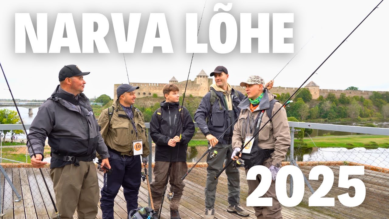 Narva Lõhe 2025. Нарвский лосось 2025. Юбилейные соревнования по ловле лосося в городе Нарва.