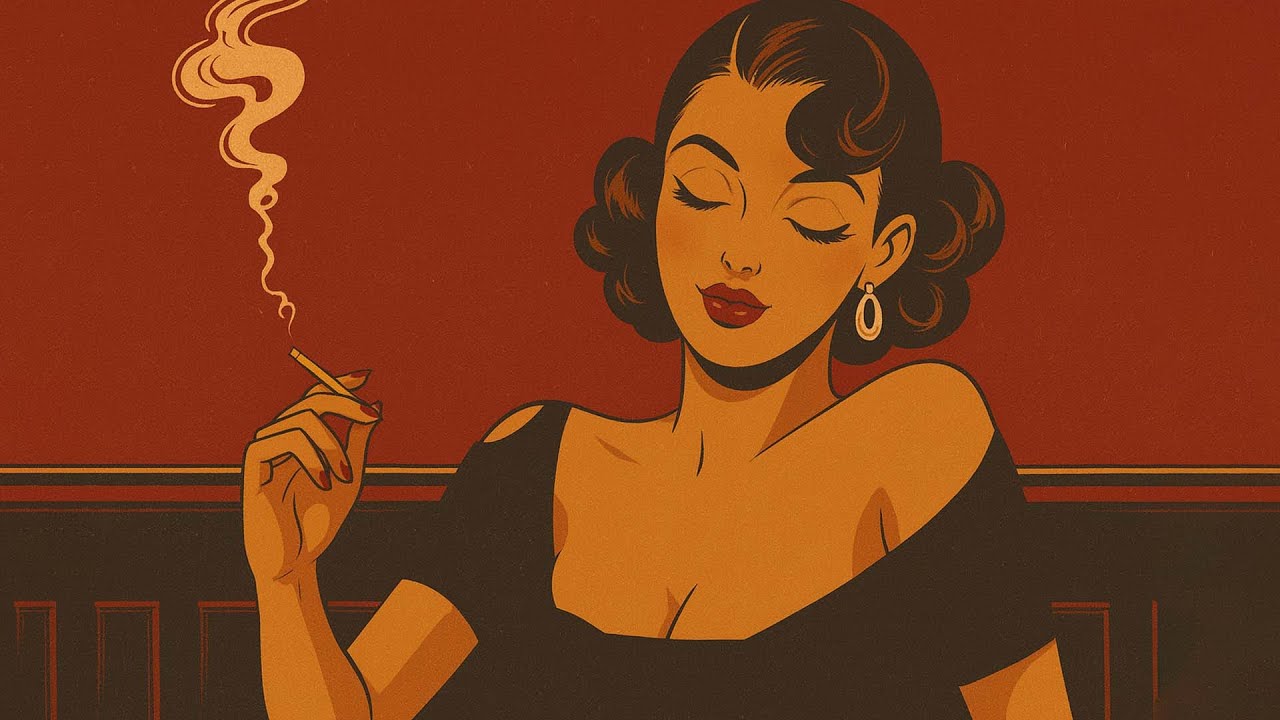 Velvet Nights – 1940s Jazz Lounge with Cigarette & Silence