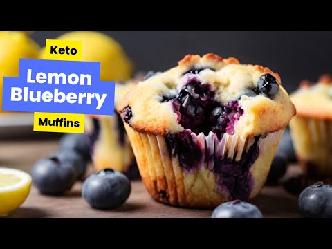 Keto Lemon Blueberry Muffins Recipe | Low-Carb Delights