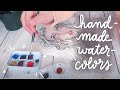 Trying Handmade Watercolors