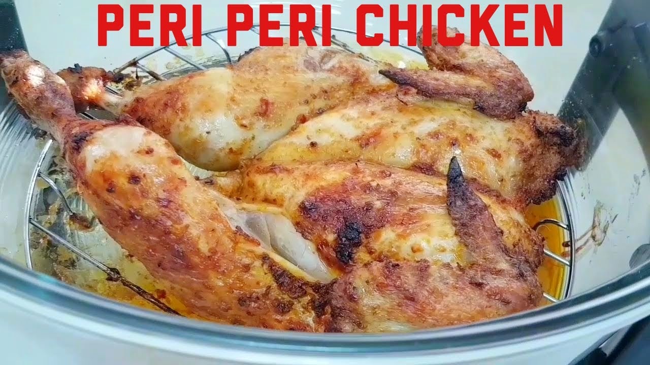 Halogen Oven Grilled Peri Peri Chicken recipe Convection Oven meal