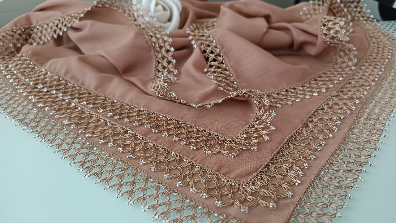 EN GÜZEL BONCUKLU İĞNE OYASI YAPIMI 🌷#boncukluigneoyasi #iğneoyası #iğneoyasımodelleri #ceyiz