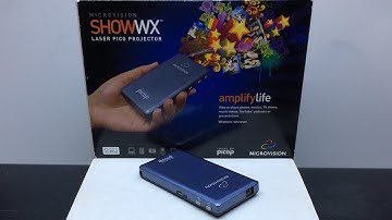 The Microvision ShowWX Laser Pico Projector