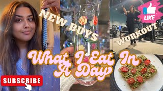 What I Eat In A Day || Day In My Life || Healthy Food + Gym 🏋️‍♀️ 🥑 🍅 