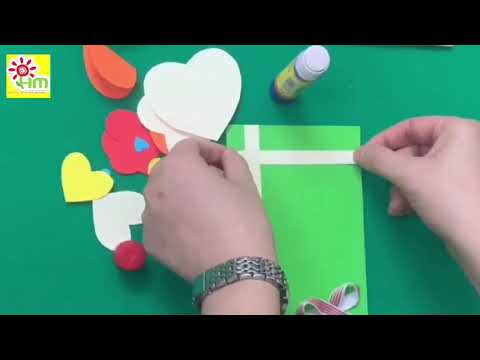 Video HĐH Tạo hình: Trang trí bưu thiếp tặng mẹ ngày 20/10... - youtube