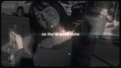 ae like shaded cube - videostar