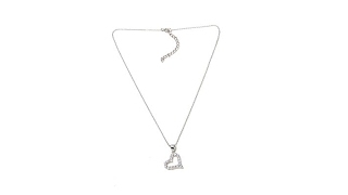 1.12ctw Absolute Pav Heart Pendant with 16 Chain