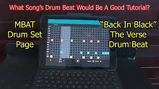 Metronome Beats App Tutorial: Back In Black Intro And Verse Drum Beat