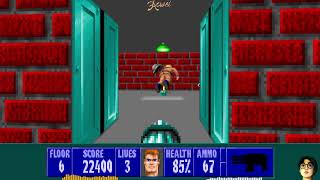 Wolfenstein 3D (1992) ► E1M6 ► I am Death Incarnate! ► 100% ► 3:20