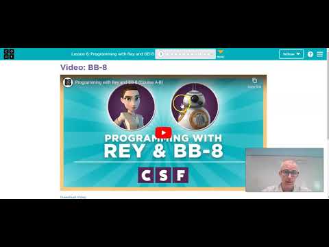 How to Begin Lesson 6 Programming with Rey and BB 8