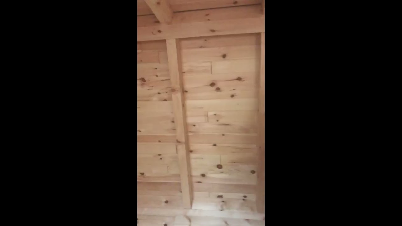 Tiny log cabin tour..  build one of these anywhere!