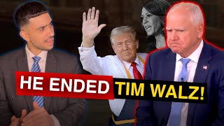 Tim Walz Caught OFF GUARD by Damon for Being a Trump Supporter! (Satire)
