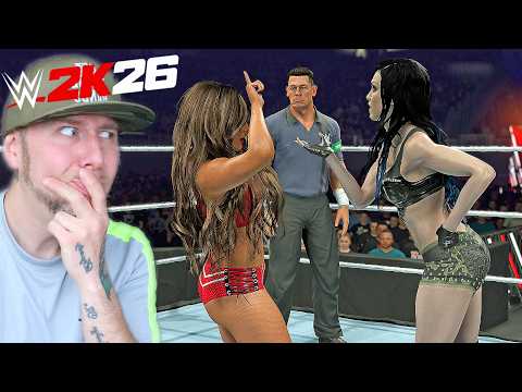 JOHN CENA WILL REF PAIGE vs NIKKI BELLA in WWE 2K26