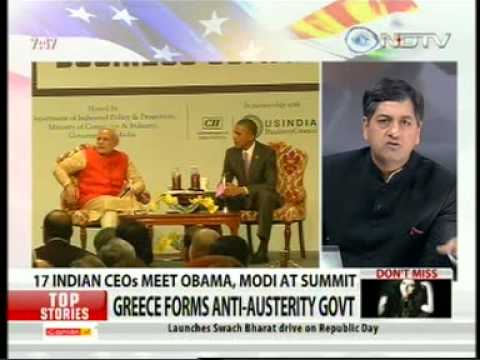 Akshay Mathur on Obama's Visit to India (NDTV 24X7)
