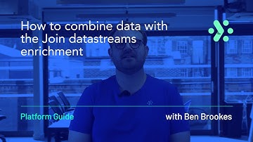 Adverity Platform Guide | How to combine data with the Join datastreams enrichment